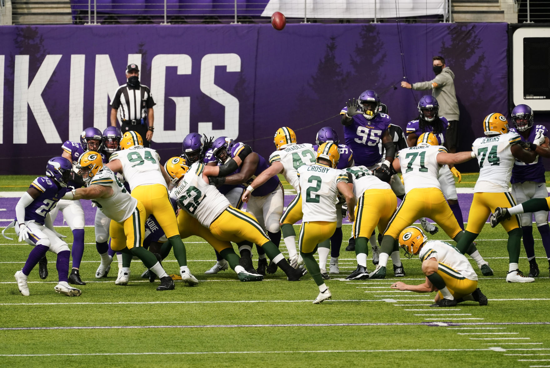Packers 43, Vikings 34